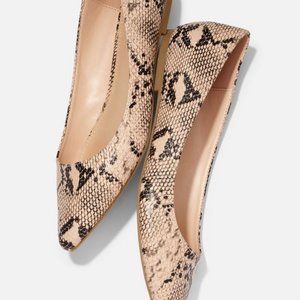 Just Fab | Keep Cool Ballet Flat | Blush Snake